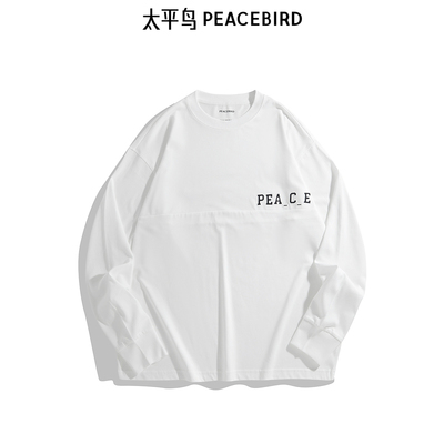 太平鸟男装 T恤重磅刺绣t恤 B2CPE3133