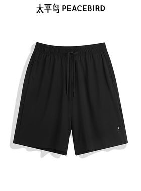 太平鸟男装24工装短裤凉感时尚直筒休闲裤 B2GNE2A17