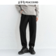 太平鸟男装 潮BAGMF412J 肌理长裤 休闲裤 25冬宽松直筒束脚运动卫裤