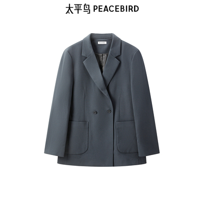 太平鸟男装高级感休闲西服外套新西装B1BBE3228