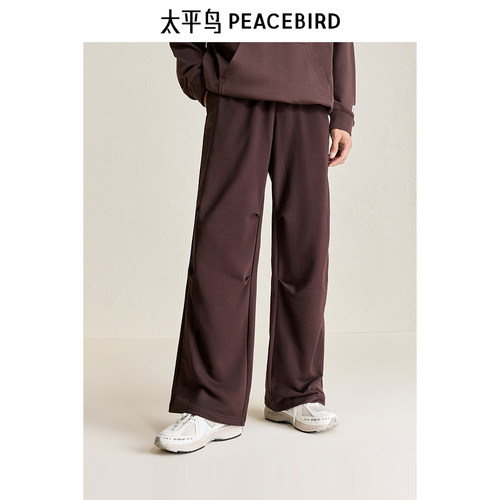 太平鸟男装休闲裤冬季直筒户外阔腿裤伞兵运动长裤 B3GMD4160