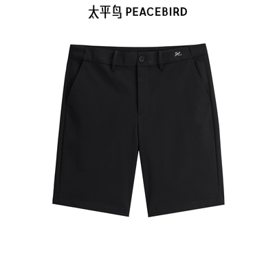 太平鸟男装 季休闲裤宽松短裤男B1GCE2145