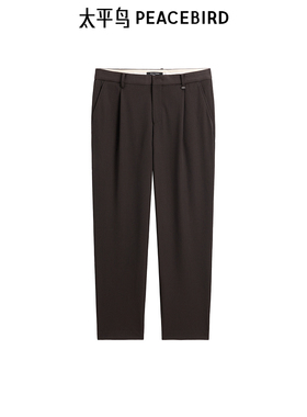 太平鸟男装品质上午锤形西装裤休闲裤B1GBE4515