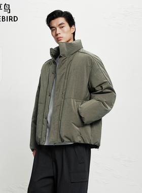 【商场同款】太平鸟男装 2025年冬季新款面包服男羽绒服B2ACF4535