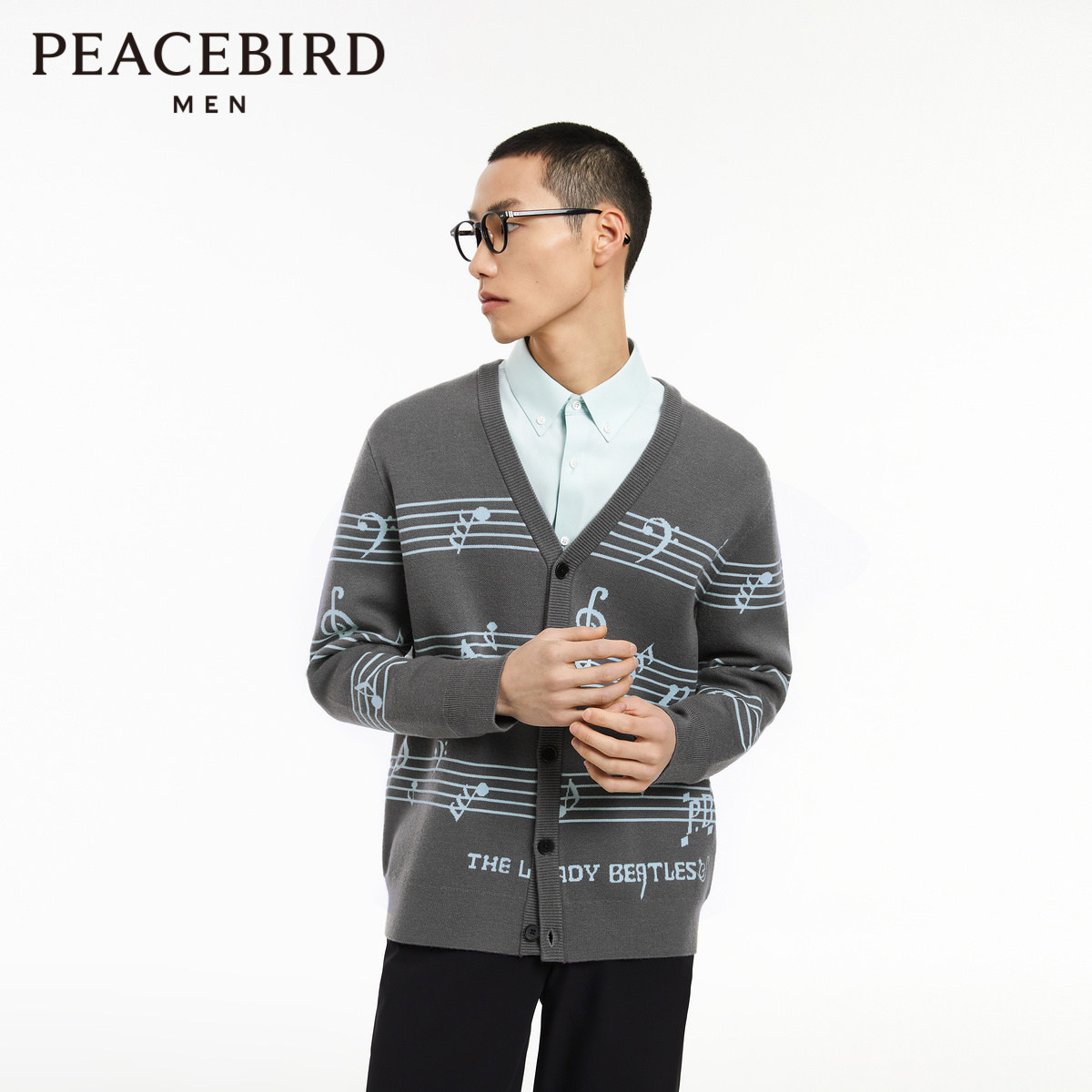 太平鸟男装 休闲毛衣宽松撞色毛开衫针织衫时尚毛套衫男士毛衫,男装,针织衫/毛衣,淘宝优惠券,粉丝福利购,淘宝优惠卷