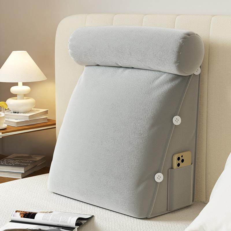 床头靠垫护腰神器三角腰枕懒人神器小孩抱枕绒布绒腰垫可拆洗腰枕,居家布艺,抱枕被,淘宝优惠券,粉丝福利购,淘宝优惠卷