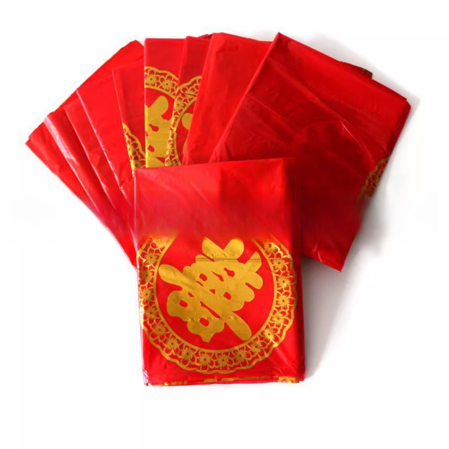 桌布结婚一次性塑料加厚台布婚庆酒席家用餐桌布圆桌长方形正方形