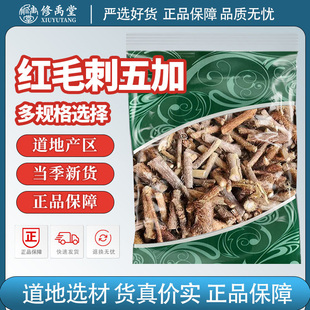 红毛刺五加中药材刺五加皮红毛刺五加带芯去芯四川红毛刺五加