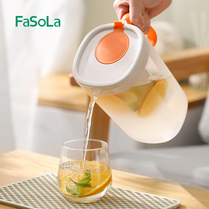 FaSoLa冰箱冷水壶家用凉水杯大容量食品级耐高温凉水壶冷泡饮料桶