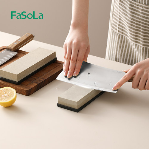 FaSoLa双面磨刀石家用菜刀开刃