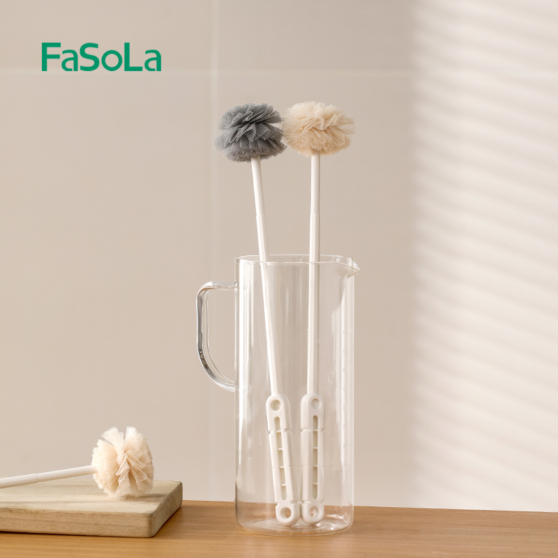 FaSoLa杯刷加长手柄洗奶瓶豆浆破壁机专用清洁刷子水杯清洗神器