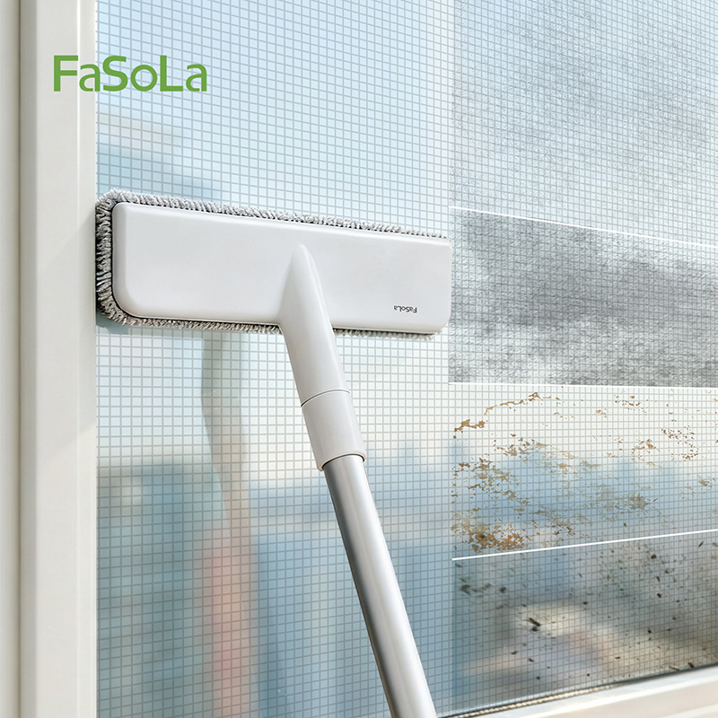 FaSoLa纱窗清洗刷擦玻璃擦窗神器加长高层清洁专用工具家用刮水器