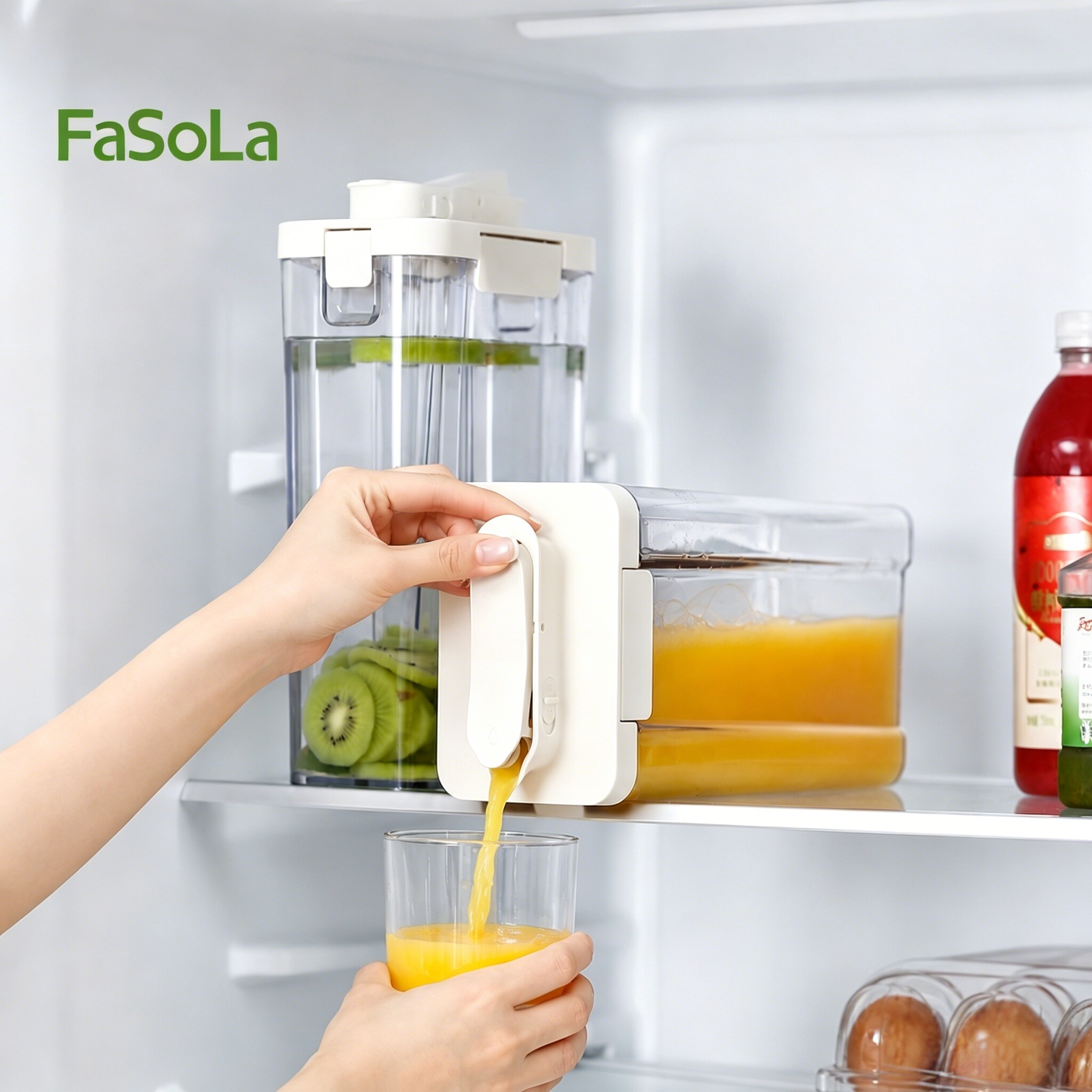 FaSoLa冷水壶家用冷泡茶冷萃壶冰箱大容星冰水壶食品级储水密封