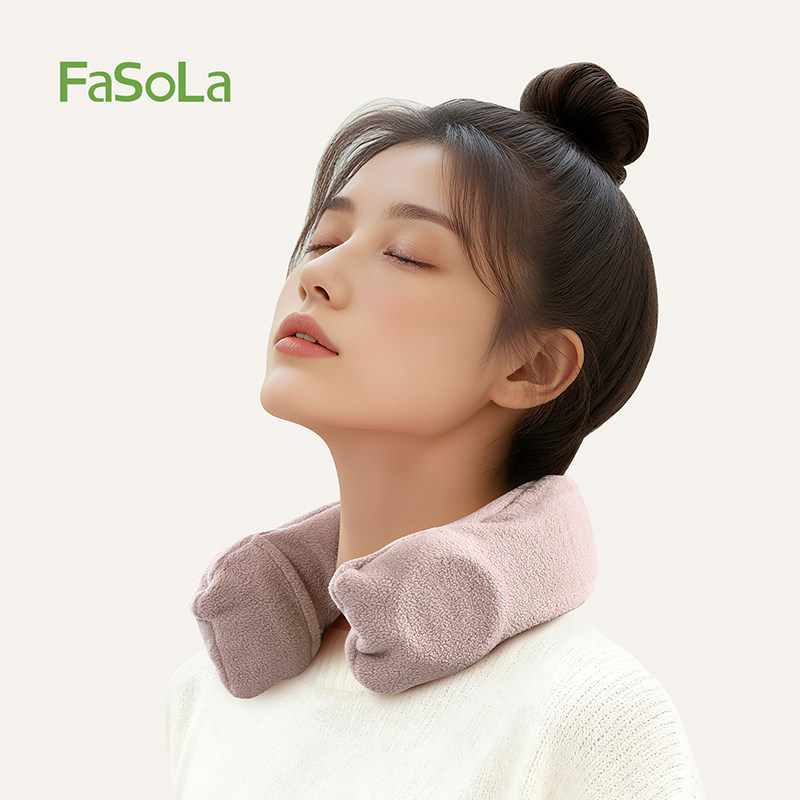 FaSoLa颈椎热水袋注水热敷肩颈专用暖水袋挂脖式U型护颈暖宝宝