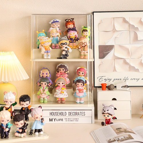 盲盒收纳盒展示架手办展示盒