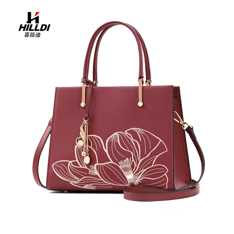 hilldi妈妈包国风刺绣