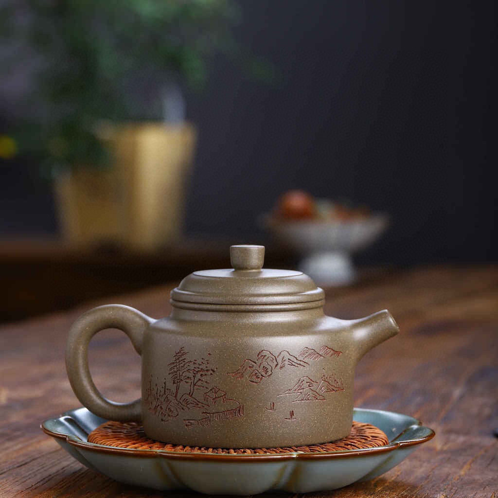 青段泥德钟紫砂壶260毫升茶壶 功夫泡茶壶手工茶具家用水壶单壶