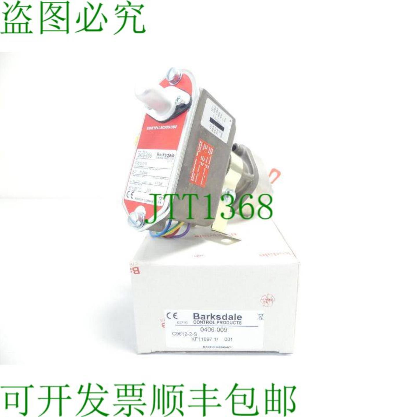 Barksdale C9612-2-S 压力确认器 0406-009 -未使用-