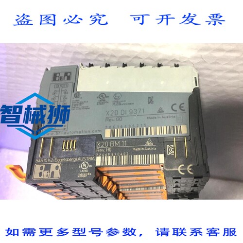 原装供应 4 件装 B&R X20DI9371 REV G0 X20 DI 9371