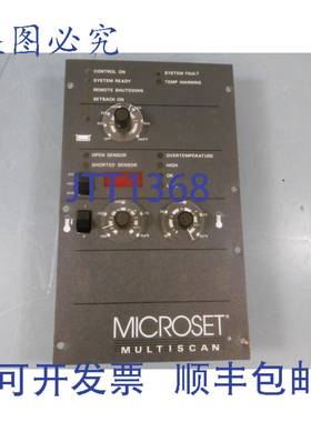 供应Microset Multiscan 420651 102168F 温度控制 Microset