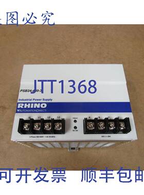 供应RHINO 电源 PSB24-480-3 3PH 24VDC 20A AMP