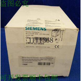 供应3tf4422-0bb4 保护15kw线圈24vdc 3tf4422-0b 3tf44