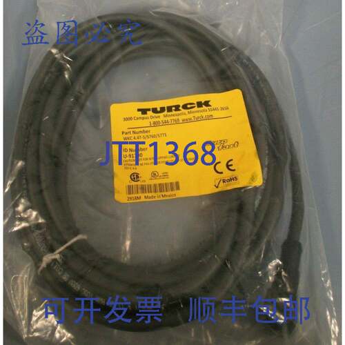 供应TURCK Eurofast 线束电缆 U-91790 WKC 44T-5S760S771