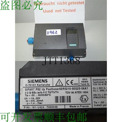 供应Sipart PS2 Duro Posicionador 6DR5210-0EG20-0AA1