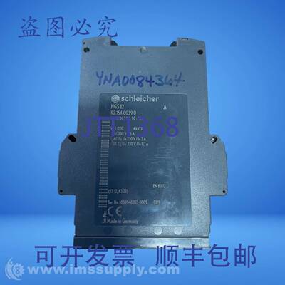 原装供应Schleicher Electronic NGS12 耦合继电器 3818