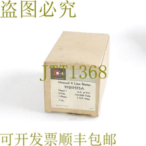 供应CUTLER HAMMER 910H75A 手动 X 线启动器 115230V 交流