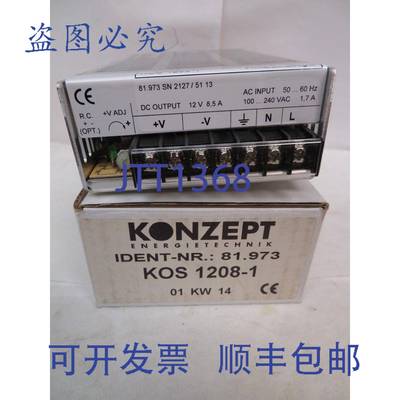 供应KONZEPT Energietechnik 电源 KOS 1208-1 KOS12081