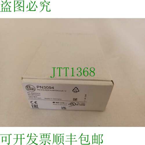 原装供应IFM PN3094 PN-010-SER14-MFR PN3094 PN-010-SER14-MFR