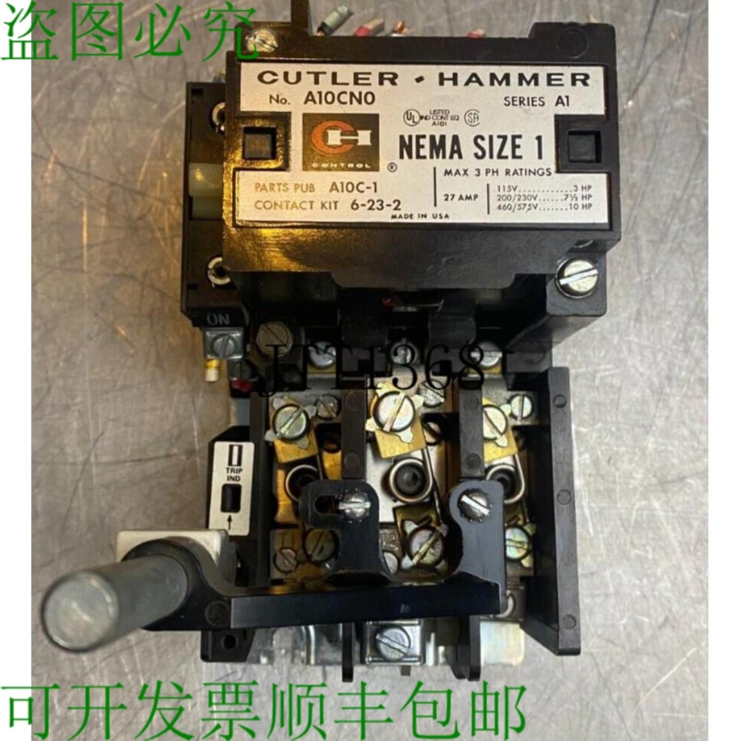 供应Cutler Hammer A10cn0 接触器套件 600v 系列 A1 Nema 尺
