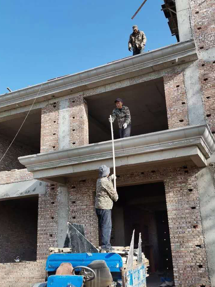 External arc eaves line mold External arch light plate line plastic model cast-in-place villa gutter eaves building template