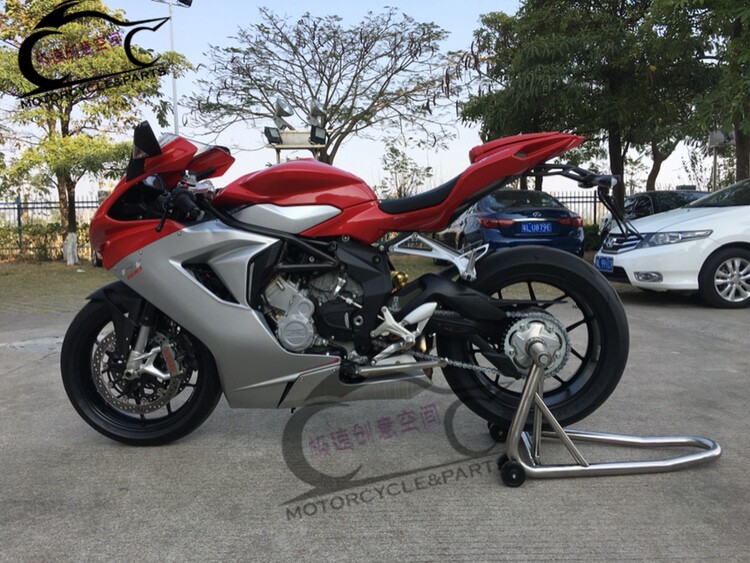 DUCATI 1098|1199|1198|1299.S 스테인레스 스틸 싱글 스윙 암 후면 리프트 프레임 주차 랙에 적합합니다