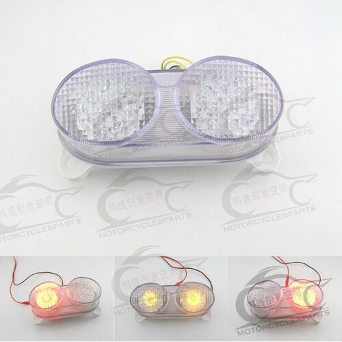 适用于KAWASAKI Ninja ZX-9R/ZR7 1998-2002改装LED后尾灯刹车灯