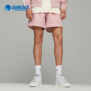 彪马正品 2024新款 男士 Puma 透气松紧腰系带运动短裤 620885