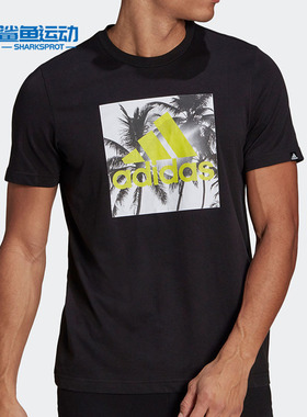 Adidas/阿迪达斯正品夏季新款男子休闲运动短袖T恤 GL3233