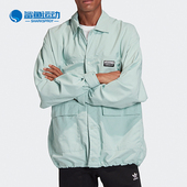 阿迪达斯正品 NYLON 三叶草 Adidas 男子运动外套FM2247
