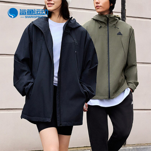 休闲连帽夹克外套JF0962 通勤运动男士 Adidas 阿迪达斯正品