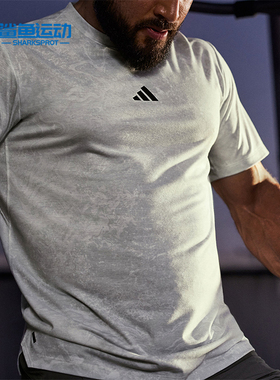 Adidas/阿迪达斯正品WO POW TEE 男士运动健身短袖T恤IS3807