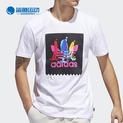 阿迪达斯男子运动T恤DU8355