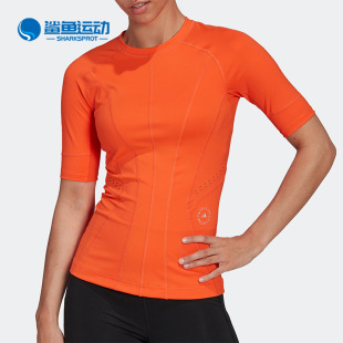 上衣HI6151 smc女子运动健身训练休闲短袖 Adidas 阿迪达斯正品