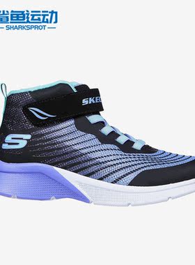 Skechers/斯奇正品秋季新款大童运动加绒魔术贴休闲短靴303070L