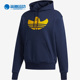 阿迪达斯正品 三叶草 SHMOO Adidas 男子保暖连帽上衣套头衫 GJ0842