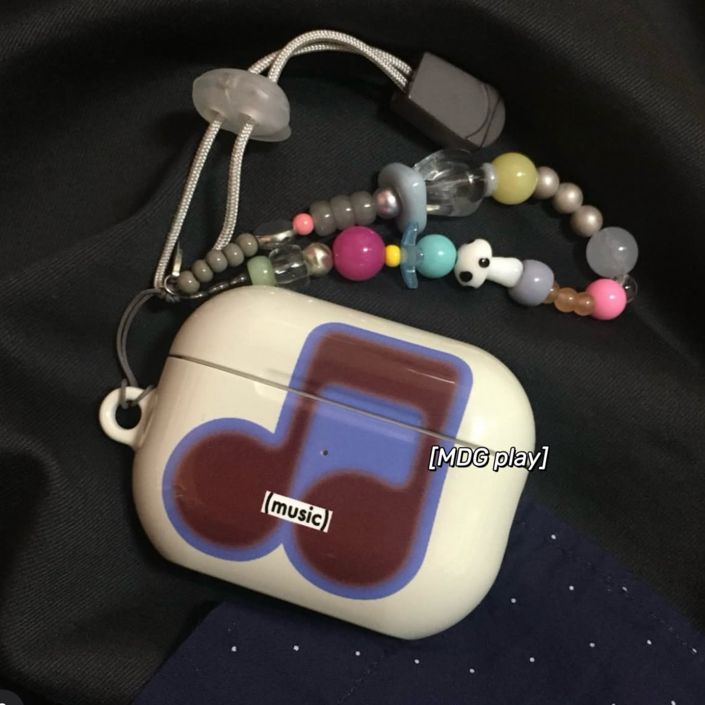 苹果韩系ins风小众设计艺术生音乐符号适用于airpods4代/pro蓝牙耳机保护套airpodspro韩版进口菲林硬壳
