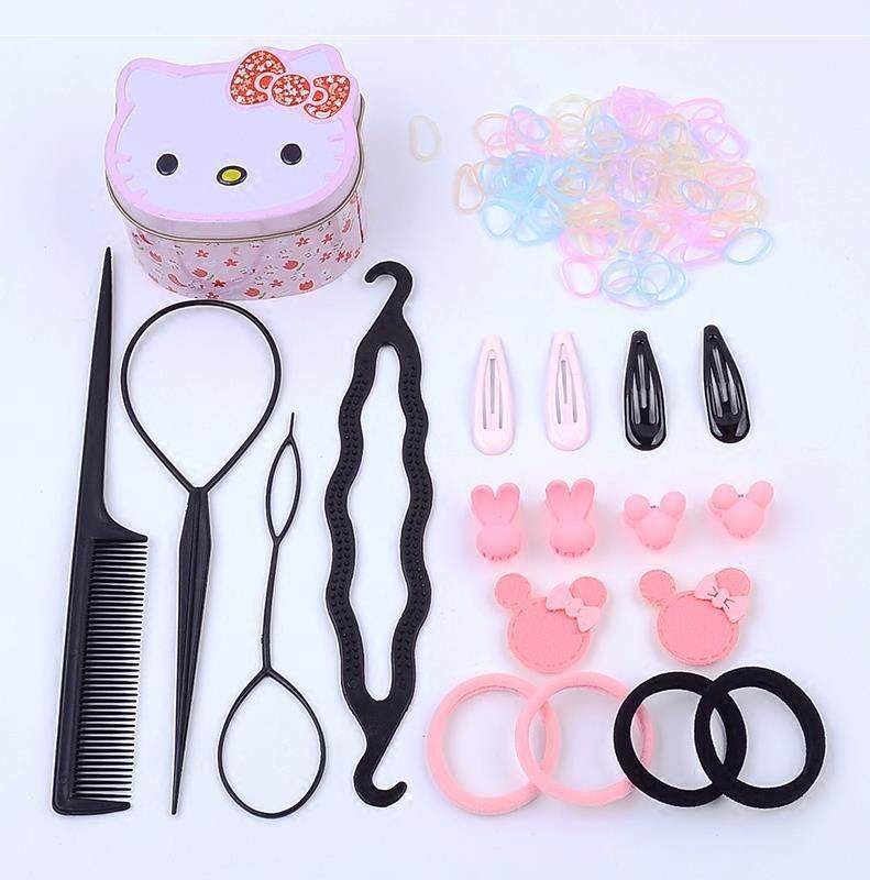 盘发器儿童扎发神器小孩梳头卷发花样韩版工具女童女孩子盘头发