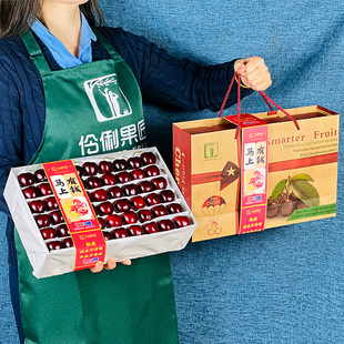 礼盒装 5斤5J车厘子4J大果大连现摘黑珍珠大樱桃新鲜水果送礼3J