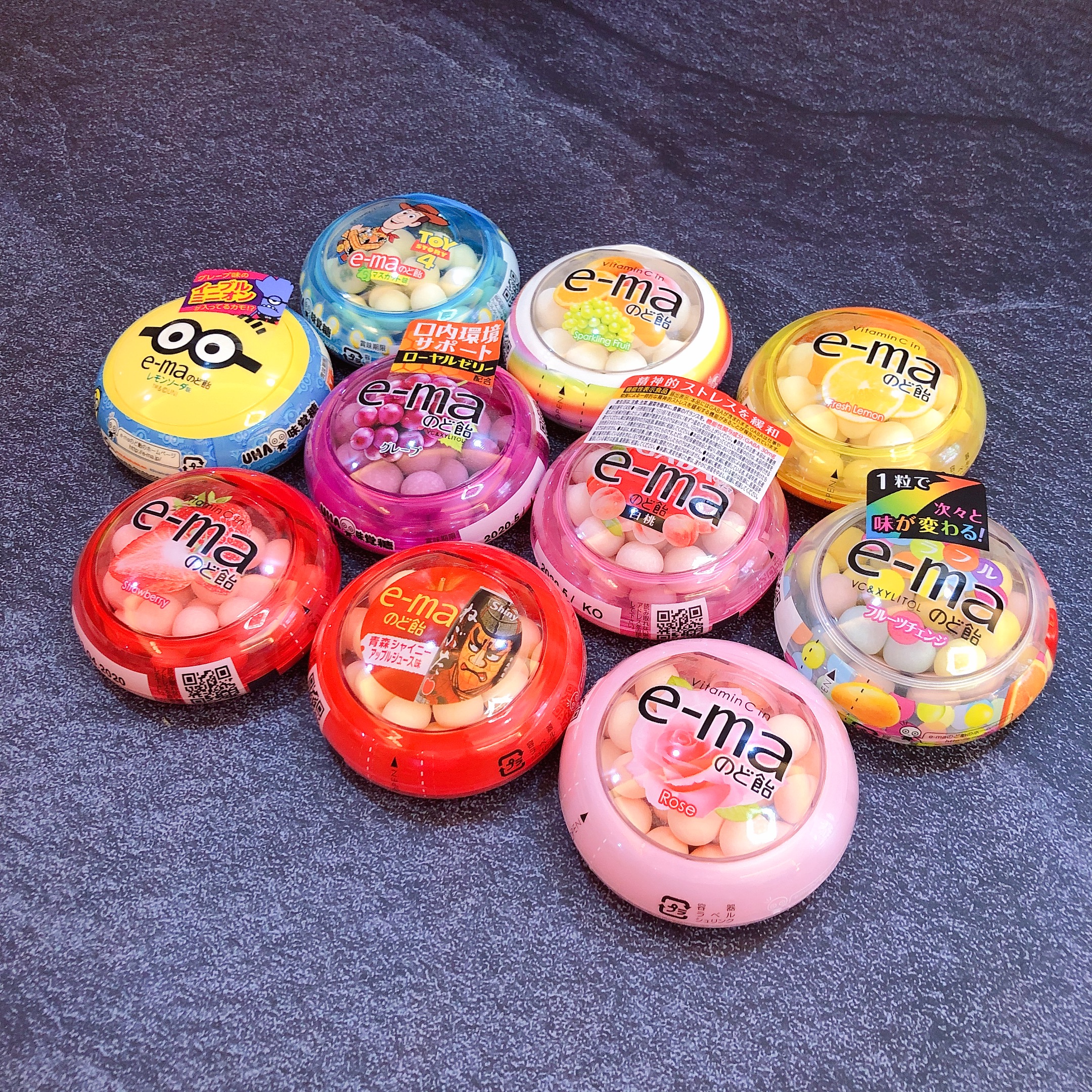 包邮日本进口uha味觉糖ema润喉糖接吻随身携带约会女友33g*3盒