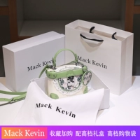 Зеленый/белый